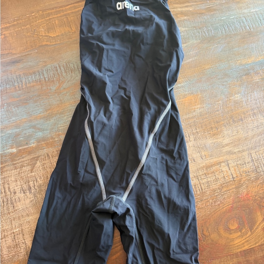 Arena Black One-Piece Racing Suit